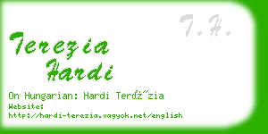 terezia hardi business card